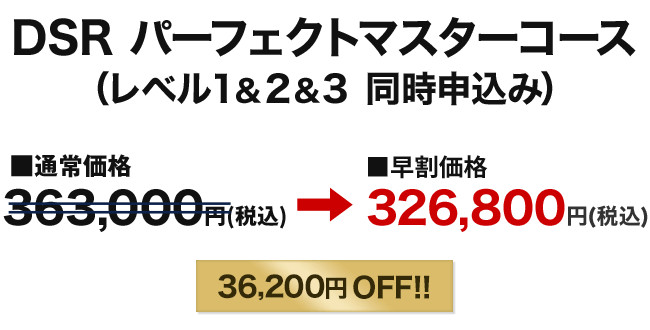 DSRパーフェクトマスターコース